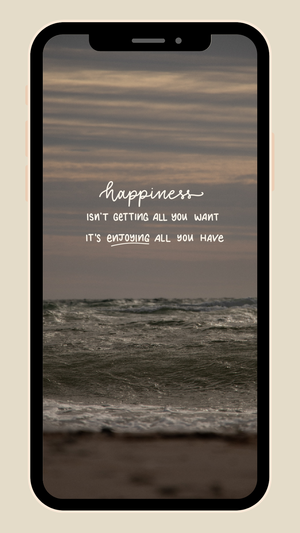 Happiness (Ocean Wallpaper)