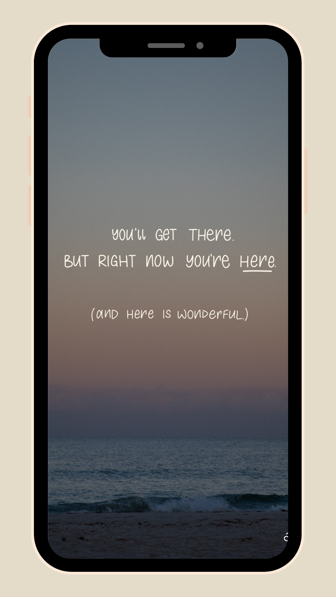 You'll Get There (Ocean Wallpaper)